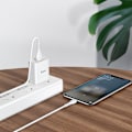 Miniatyrbild 3 av 5: hoco. C81 enkelportsladdare US-standard för Android universell mobiltelefonladdningshuvudset