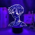 Miniatyrbilde 2 av 7: 3D Lampe Anime Mikey Figur Led Nattelys for Gutterom Dekor Berøring 7 Farger Fjernkontroll 16 Fargeendringer Nattelykter Manjiro Sano Barn Gave