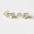 Miniatyrbillede 6 af 6: Elegant og Stilfuld Ekstravagant Butterfly Lille Hårklemme Clips Barrettes, Lavet af Opal, Rhinesten og Legering, Specielt Designet til Kvinder (2 stk)