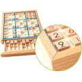 Miniatyrbillede 1 af 9: Træbræt Puslespil Bog Tal Ternet Zone Sudoku Bræt Skrivebord Blok Puslespil Tal Placering Træ Puslespil Børn Træ Puslespil Spillebræt Spil