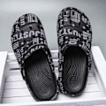 Miniatyrbilde 3 av 7: Hage Clogs for menn og kvinner, sommer sandaler, lette, sklisikre, gåsko, sportssko, unisex, voksne, tresko for basseng, strand, hage, kjøkken, dusj Black 9.5inch 9 Women/8 Men