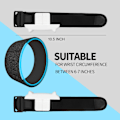 Miniatyrbild 3 av 8: Dansband för Nintendo Switch handledsbandsskydd för Joycon Armband spel armband elastiskt band dansband (vit)