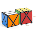 Pikkukuva 2 / 7: Tarra X Skewb Nopeuskuutio, Deformoitunut 4-akselinen Skewb-kuutiopalapeli, 3-D Aivojumppa