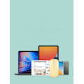 Miniatyrbillede 4 af 4: Bluetooth-mus, genopladelig trådløs mus til Macbook Pro, Bluetooth trådløs mus til bærbar computer (sort)