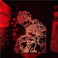 Miniatyrbild 3 av 7: 3D LED-illusionlampa Sato Mafuyu Uenoyama Ritsuka Anime 3D Nattlampa Leksaker Dekoration LED Figma Bordlampa Touch Sensor Belysning 7-färgad Touch