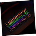 Miniatyrbillede 7 af 9: 1 stk Mekanisk Tastatur Computer USB Tastatur Hjem USB Tastatur Regnbue Lys Tastatur USB Ledningsført Tastatur Computer Tilbehør Tastatur Enhed