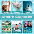 Miniatyrbillede 2 af 5: Svømmeørepropper vandtætte, genanvendelige silikone svømmeørepropper, svømmeørepropper voksne perfekte til surfing, dykning, pool, brusebad og