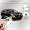 Miniatyrbillede 3 af 5: PIFOOG tilbehør til Buick Regal Encore GX nøgleetui 5 knapper blød TPU nøgleskal etui glitrende bil nøglering fuld beskyttelse krystal
