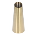 Miniatyrbillede 1 af 5: Guld Vase 304 Rustfrit Stål Konisk Form Smal Mund Simpel Moderne Stil Skrivebordsvase til Hjemmekontor Sovesal