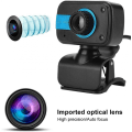 Miniatyrbillede 2 af 5: Mikrofonlu Web Kamera USB PC Kamera Masaüstü Bilgisayar Döndürülebilir Web Kamerası Otomatik Odaklama Video Kamera PC Video Konferans/Arama/Oyun içi