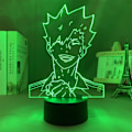 Miniatyrbilde 4 av 7: Kuroo Tetsurou 3D LED-lampe Anime nattlys 7/16 fargeendring med fjernkontroll Soveromsdekor Lys Akryl USB bordlampe Bursdagsgaver