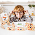 Miniatyrbillede 3 af 5: Spin and Read Phonics Træ Læseblokke | Læringsressourcer og Montessori Trælegetøj til Børn i Alderen 3 4 5 6