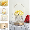 Miniatyrbillede 5 af 6: Genopladelig Ledningsfri Bordlampe, Touch Tulip Lampe, Dæmpbar Sød Glas Bordblomst Lampe Lille Lampe Rose Lampe til Soveværelse Stue