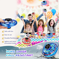 Miniatyrbild 5 av 6: Fidget Spinner Flygleksaker, Mini Fly UFO Handstyrd Boomerang Drone, Coola Prylar Gadgets Presenter för Barn Pojkar Flickor Tonåringar Inomhus Utomhus Blue