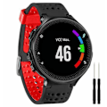 Miniatyrbillede 1 af 5: Garmin Forerunner 235/235Lite urrem, blødt silikone erstatningsurrem til Garmin Forerunner 235/220 / 230/620 / 630/735 Smart Watch