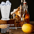 Miniatyrbilde 4 av 5: Cocktail-drikkekopp i 304 rustfritt stål med sølvfinish, Moskva Mule-krus for barer, hjemmemønsterutskjæring Totem