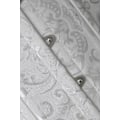 Miniatyrbild 5 av 8: Kvinnors 26 Stålfjädrade Bomull Lång Torso Timglas Kroppsformare Korsett Satin White 3XL