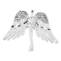 Miniatyrbillede 1 af 5: Engel Brosche Pin Legering Rhinestone Krave Pin Frakke Sweater Dekorative Tilbehør Sliver
