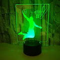 Miniatyrbillede 1 af 6: JUSTUP Basketball Natlampe 3D Shoot Natlampe 16 Farver Optisk Illusion Touch Fjernbetjening med Akryl Bedste Fødselsdag Julegaver （Stil