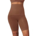 Miniatyrbillede 1 af 2: AVEKI Højtaljede Body Shaper Shorts Shapewear til kvinder Mavekontrol Lår Slankende Teknologi, Chokolade, M-L