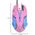 Miniatyrbillede 9 af 9: Mus Breathing LED Baggrundsbelyst Gaming Mus Genji Reaper Trådløs USB Computermus til PC & Mac E-Sports Spillere