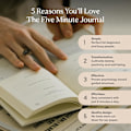 Miniatyrbillede 3 af 9: Intelligent Change: The Five Minute Journal - Daglig Taknemmelighedsjournal til Glæde, Mindfulness og Reflektion - Udateret Livsplanlægger