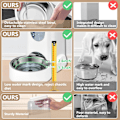 Miniatyrbilde 3 av 7: 2-pakke automatisk kattemater og vanndispenser med rustfritt stål hundematbolle tyngdekraft selvmating for små mellomstore kjæledyr valp kattunge 1 gallon x 2 ( White