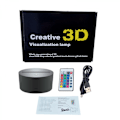 Miniatyrbilde 2 av 9: 7 Fargeskiftende nattlampe 3D Atmosfære Bulbing Lys 3D Visuell Illusions LED Lampe for Barn Leke Julergave Bursdagsgaver (Racerbil)