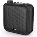 Miniatyrbilde 2 av 8: Stemmeforsterker 12W Oppladbart PA-system (1200mAh) med Ledningsmikrofon for Lærere, Trenere, Turguider og Mer (Svart)
