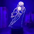 Miniatyrbilde 3 av 7: Yu Yu Hakusho Yusuke Urameshi LED nattlampe for soverom dekor gave fargerik nattlampe anime 3D lampe Yu Yu Hakusho