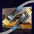 Miniatyrbillede 6 af 7: 1,5 m DisplayPort 2.1 16K@30Hz 10K@60Hz skærmkabel til professionel gaming og videoredigering - Stærk kompatibilitet