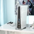 Miniatyrbild 2 av 5: Genomskinlig skyddande akryl för Ps5-konsol, transparent plexiglas dammskydd, anpassad för Playstation 5-konsol Cd-version