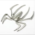 Miniatyrbillede 1 af 2: 3 stk. Spider Emblem Bilmærke 3D Logo Erstatning til Can Am Spyder Decals F-150 Silverado Sierra RAM（Sølv）
