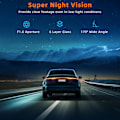 Miniatyrbilde 6 av 7: Dash Cam 4K WiFi Front Dash Camera for Cars, Car Camera Mini Dashcams with App, Dashboard Camera with 24H Parking Mode, Night Vision, Loop Recording