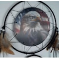 Miniatyrbild 3 av 6: Wolf Eagle Drömfångare Väggdekor för Pojkar Barnrum Drömfångare Stor Drömfångare Vägghängande (DC10 3D Örn)