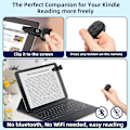 Miniatyrbilde 4 av 7: Fjernkontroll sidevender for Kindle Paperwhite Oasis Kobo Tilbehør Lesing av romaner og e-lesere Kamera med videoopptak Fjernkontroll Black