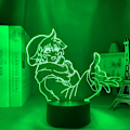 Miniatyrbild 2 av 7: Anime LED-lampa Din Tur Att Dö Shin Tsukimi Nattlampa för Sovrumsinredning Manga Födelsedagspresent Rum LED Nattlampa 3D Pojkar Barn