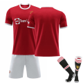 Pikkukuva 1 / 2: 2022-2023 Uusi Manchester Unitedin lasten ja aikuisten jalkapallopaita Trainin Jersey Suit Blank XXL