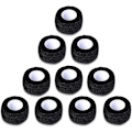 Miniatyrbild 1 av 6: 10 st Nonwoven Tejp Stolsbensgolvskydd för Hårda Golv, Universella Möbelstolsstrumpor, Halkskydd black