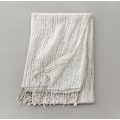 Miniatyrbild 2 av 5: Bomull eller linnescarf lätt sjal unisex, perfekt present till alla, beige vit
