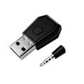 Miniatyrbilde 6 av 7: Trådløs adapter for PS4 Bluetooth, gamepad spillkontroller konsoll hodetelefon USB-dongle