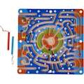Miniatyrbillede 1 af 6: Magnetisk Puslespil til Småbørn - Sjove STEM Legetøj til Børn - Udvikler Finmotorik - Uddannelsesmæssigt Træmagnetisk Labyrinth - Magnetiske Legetøj til Småbørn