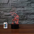 Miniatyrbillede 1 af 7: 3D Street Dance Fjernbetjening 16 Farve Natlys Illusion Akryl LED Bord Sengelampe Børneværelse Skrivebords Dekoration Fødselsdagsgaver Legetøj til Børn