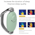 Miniatyrbild 3 av 9: Sömnhjälpsmaskin, 5 Växlar USB Stressavlastande Bärbar Djup Sömn Hjälp Enhet för Hemmet (Grön Armband Design)