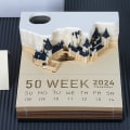 Pikkukuva 3 / 5: Linna 3D Muistio Monitoiminen 2024 Kalenteri Muistilappu Käytännöllisiä Tarroja Valolla Joululahja