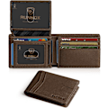 Miniatyrbillede 1 af 5: Herre Wallets Slim Rfid Læder 2 ID Vindue Med Gaveæske palm coffee