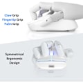 Miniatyrbild 5 av 8: Trådlös Spelmus med Tri-lägen BT 5.1/2.4Ghz/USB-C, Lätt 49g, PAW3212 Optisk Sensor, Uppladdningsbart Batteri, RGB LED Bikake Mus White