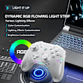 Miniatyrbilde 5 av 8: Machenike G5 Pro Trådløs Spillkontroller for Windows PC, Switch, IOS og Android, PC-kontroller Hall Effect Joystick og Trigger/Gyroskop, RGB-lys White