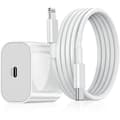 iPhone Snabbladdare USB-C 20W Strömadapter med 2m Kabel 1-Pack 1-Pack 1-Pack iPhone,SD
