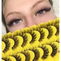 Venäläiset tekoripset D-kaari luonnollinen look tekominkkiripset, AB